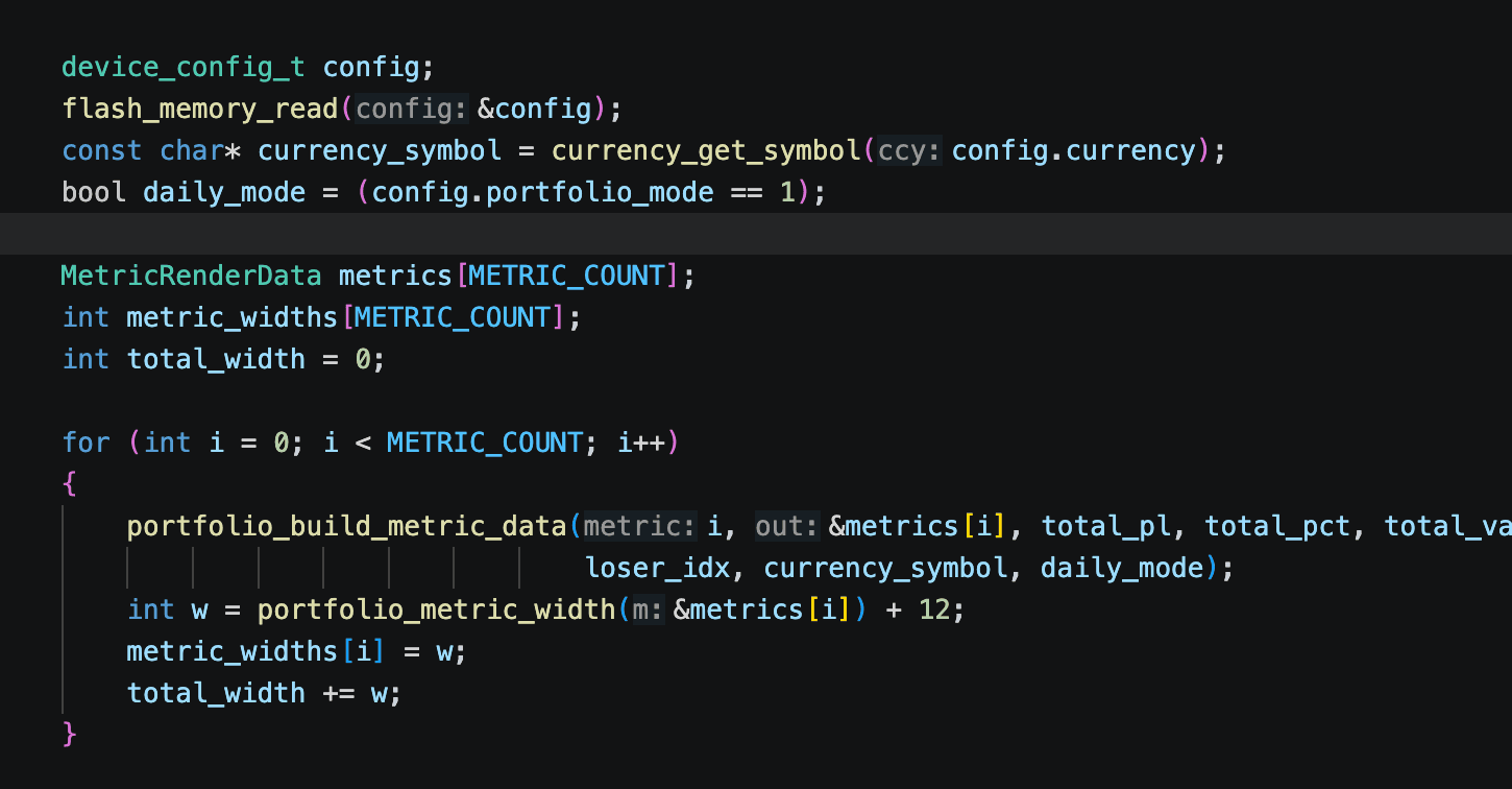 Custom software running on the Solstice Delta